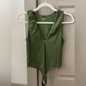 Urban Outfitters green bodysuit